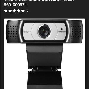 C930e Logitech Black Webcam with Auto-focus